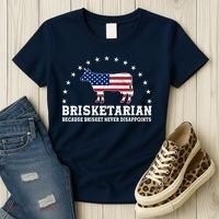 Funny Brisketarian Because Brisket Never Disappoints Women's T-Shirt thumb 3