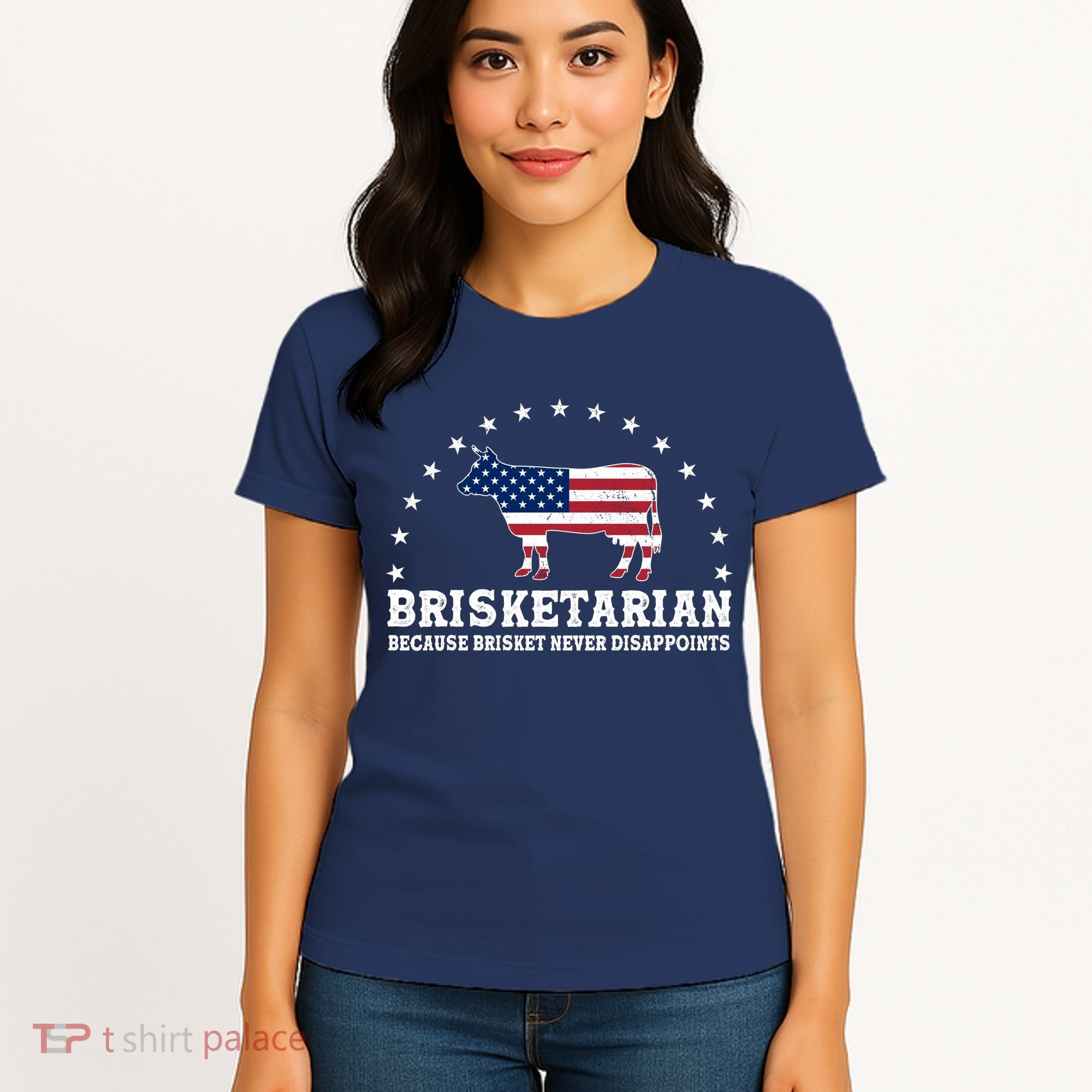 Funny Brisketarian Because Brisket Never Disappoints Women's T-Shirt