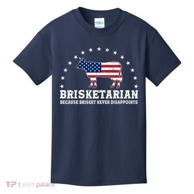 Funny Brisketarian Because Brisket Never Disappoints Kids T-Shirt