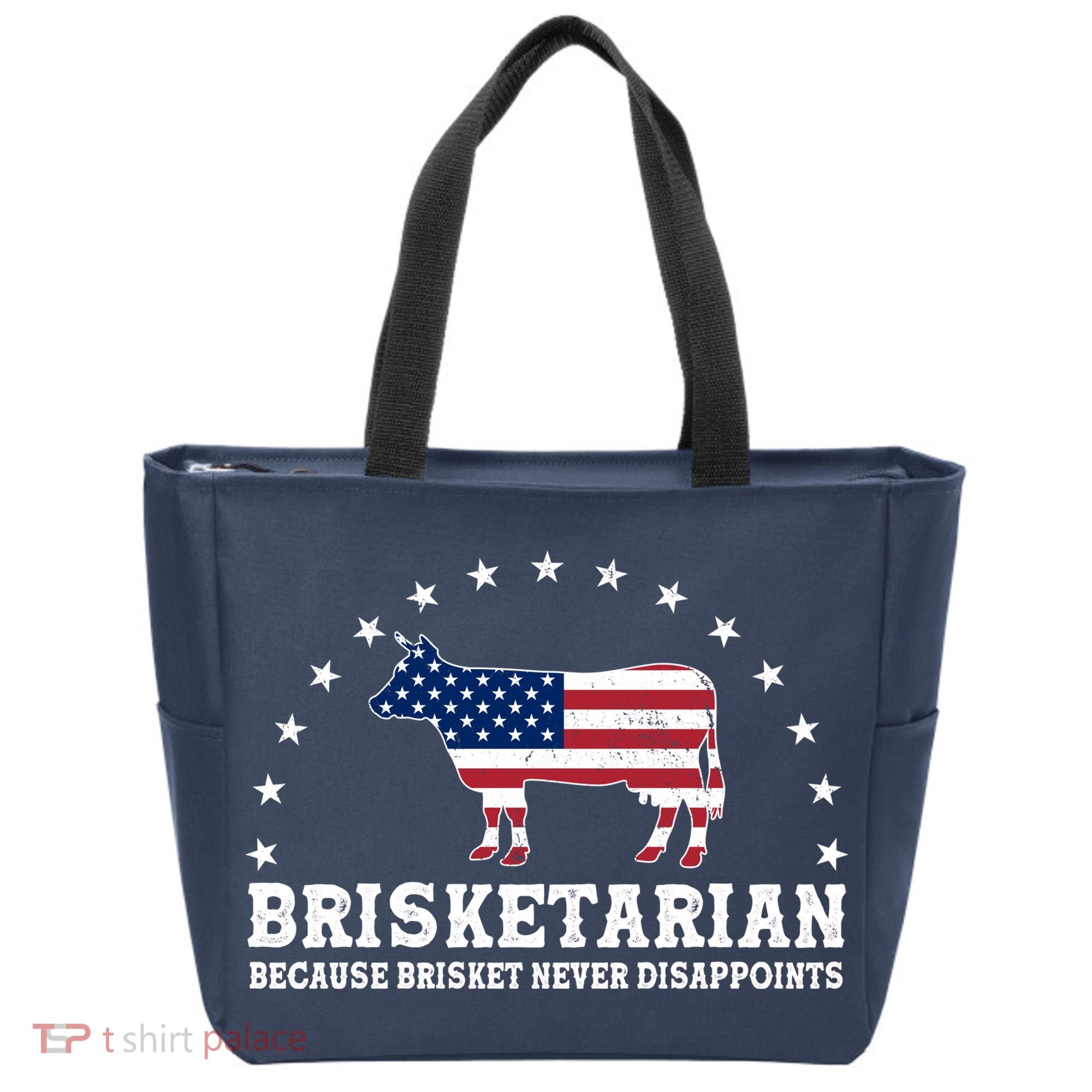 Funny Brisketarian Because Brisket Never Disappoints Tote Bag
