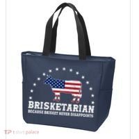 Funny Brisketarian Because Brisket Never Disappoints Tote Bag thumb 3