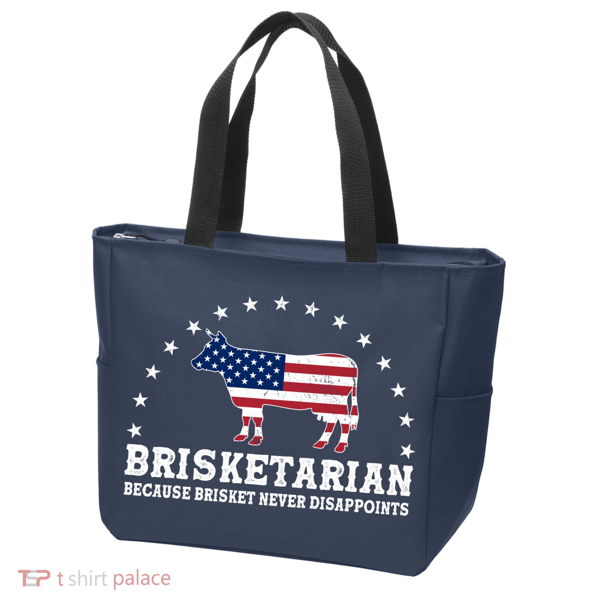 Funny Brisketarian Because Brisket Never Disappoints Tote Bag