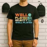 Funny Broken Bone Shoulder Elbow Well Played Gravity T-Shirt thumb 6