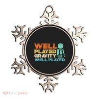 Funny Broken Bone Shoulder Elbow Well Played Gravity Ornament thumb 0