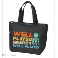 Funny Broken Bone Shoulder Elbow Well Played Gravity Tote Bag thumb 3