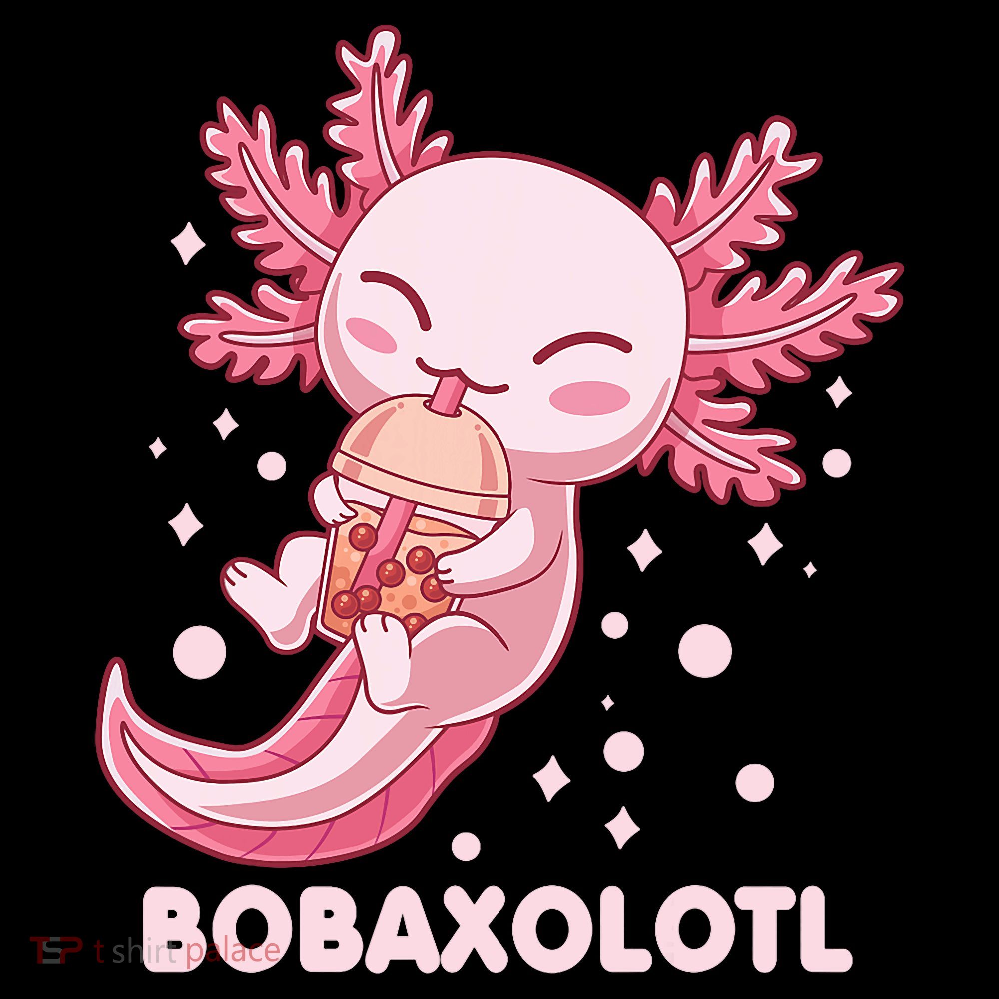 Funny Bobaxolotl Boba Tea Bubble Milk Kawaii Axolotl Anime Coffee Mug