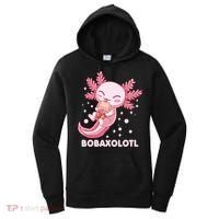 Funny Bobaxolotl Boba Tea Bubble Milk Kawaii Axolotl Anime Women's Hoodie thumb 0