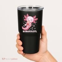 Funny Bobaxolotl Boba Tea Bubble Milk Kawaii Axolotl Anime Tumbler thumb 2