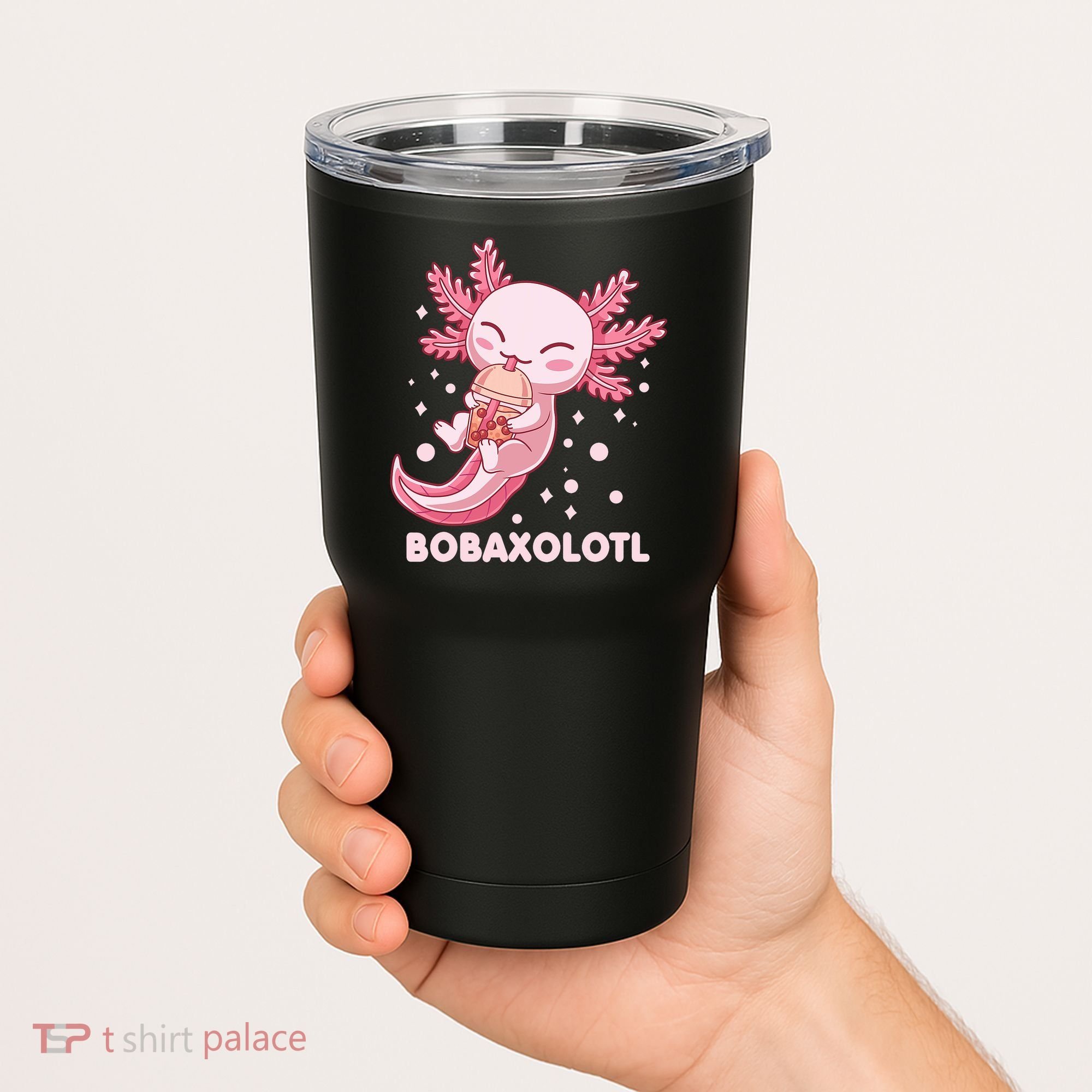 Funny Bobaxolotl Boba Tea Bubble Milk Kawaii Axolotl Anime Tumbler