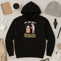 Funny Beekeeper Beekeeping Supplies Honey Bees Beehive Hoodie thumb 3