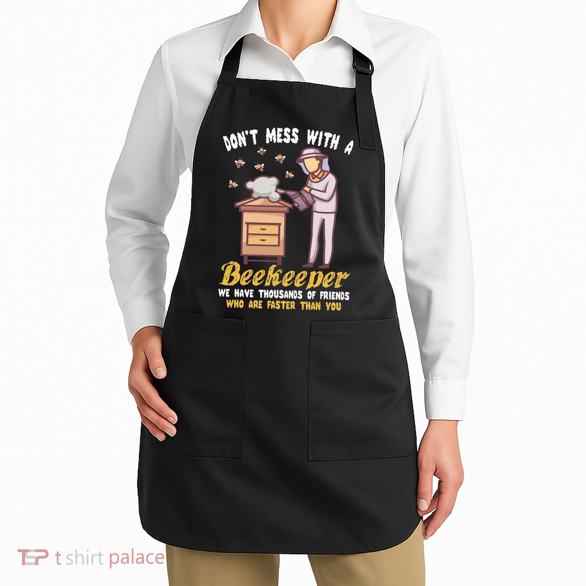 Funny Beekeeper Beekeeping Supplies Honey Bees Beehive Apron