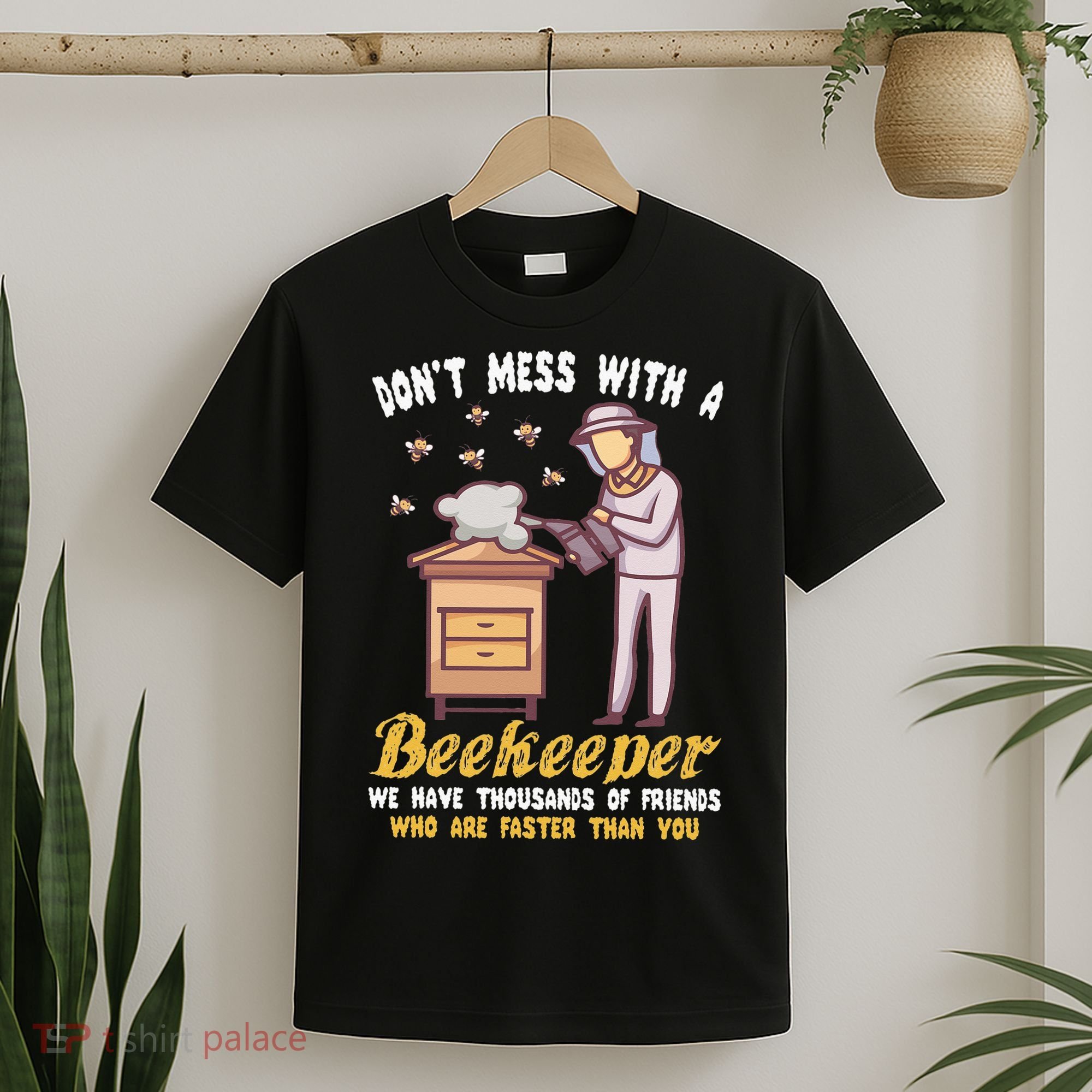 Funny Beekeeper Beekeeping Supplies Honey Bees Beehive T-Shirt