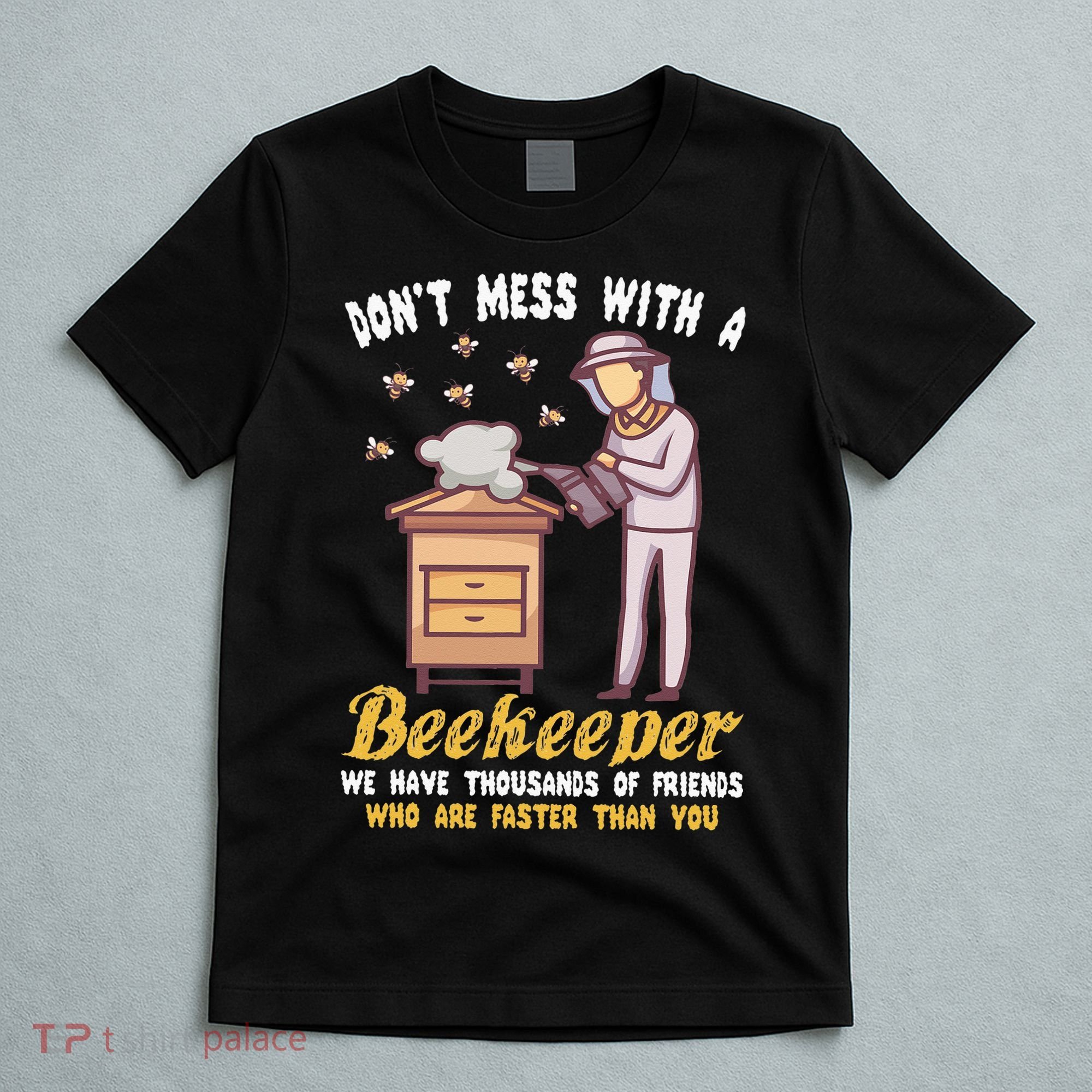 Funny Beekeeper Beekeeping Supplies Honey Bees Beehive T-Shirt