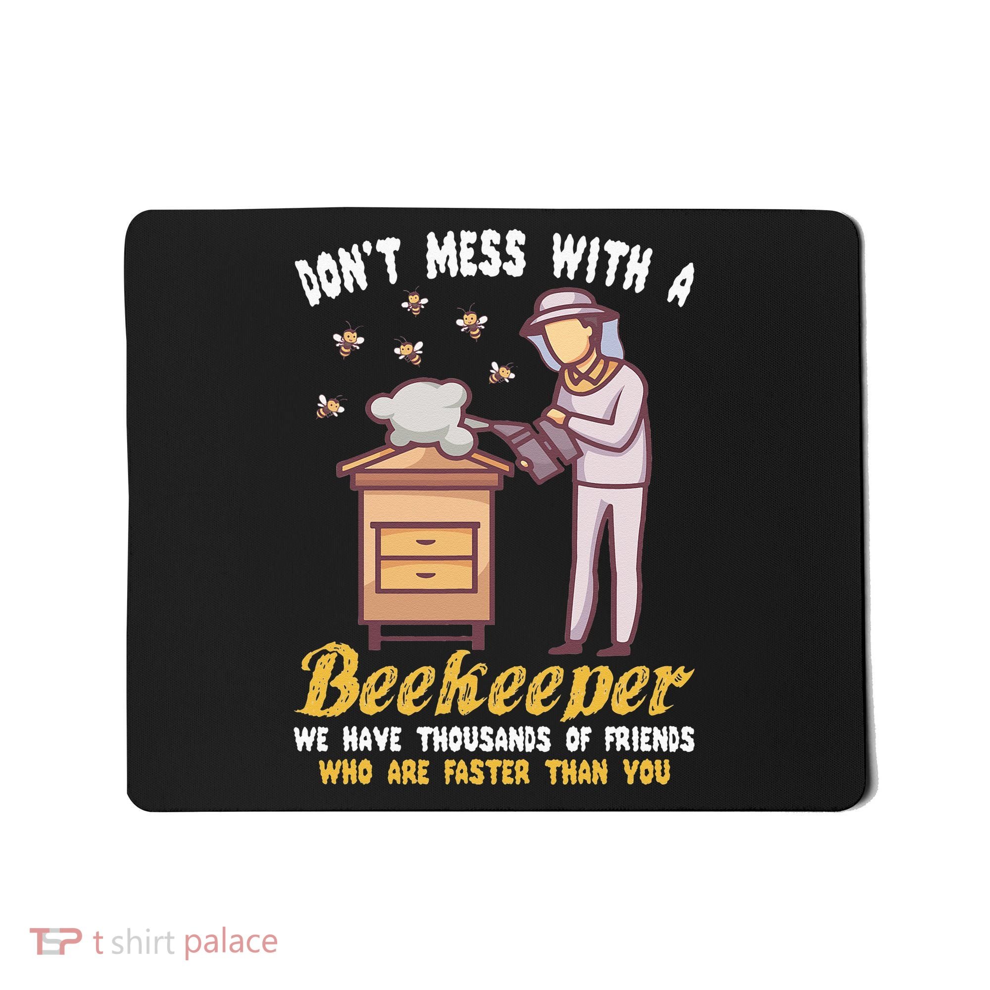 Funny Beekeeper Beekeeping Supplies Honey Bees Beehive Mousepad