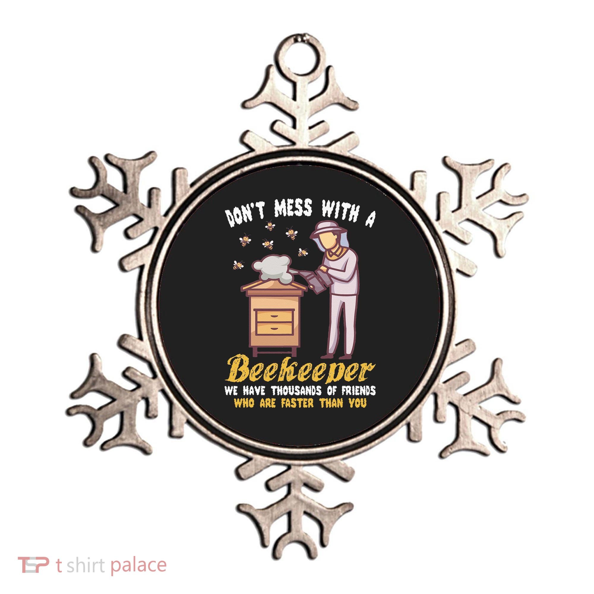 Funny Beekeeper Beekeeping Supplies Honey Bees Beehive Ornament