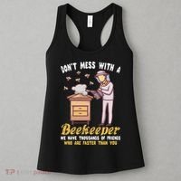 Funny Beekeeper Beekeeping Supplies Honey Bees Beehive Women's Tank Top thumb 3