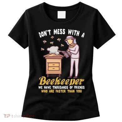 Funny Beekeeper Beekeeping Supplies Honey Bees Beehive Women's T-Shirt