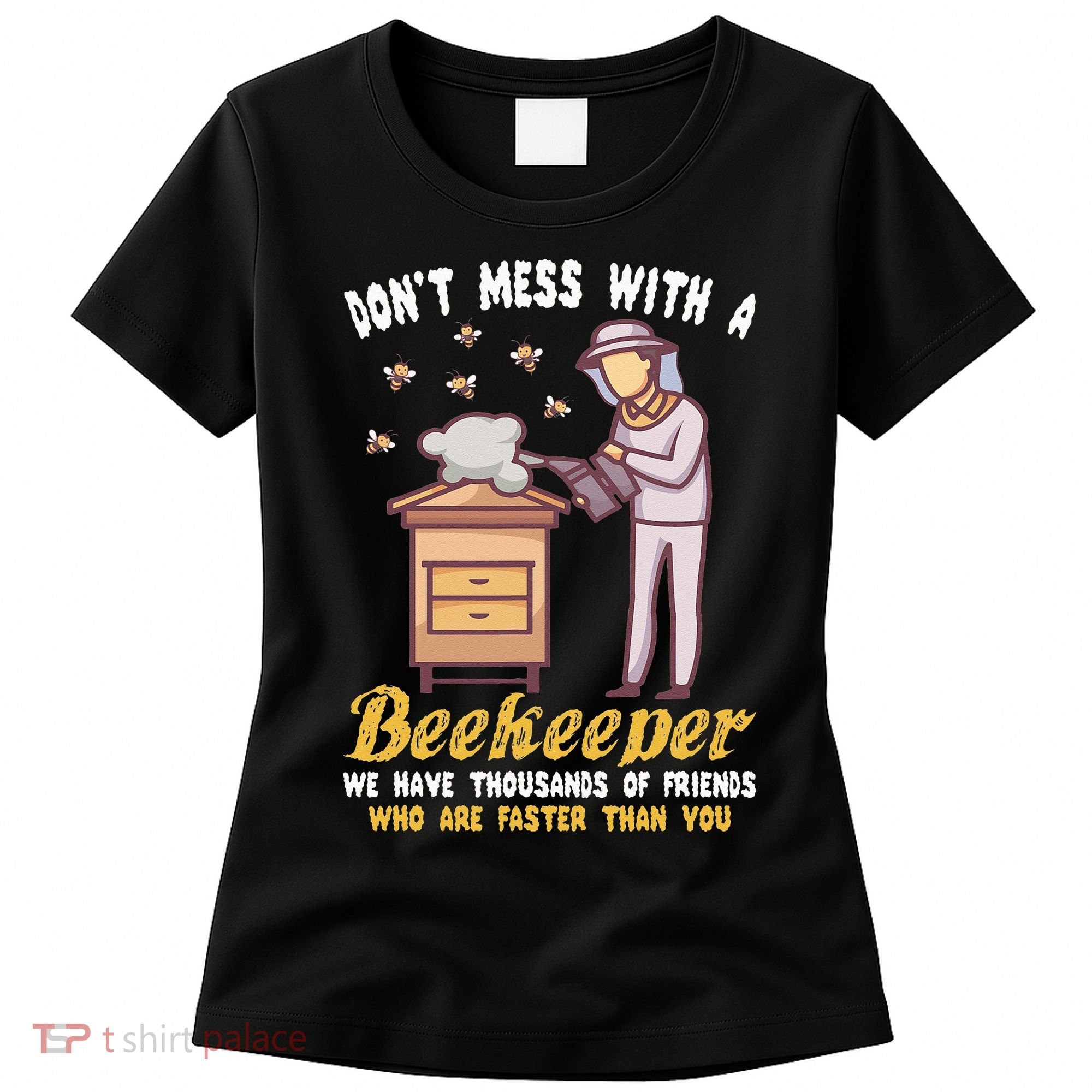Funny Beekeeper Beekeeping Supplies Honey Bees Beehive Women's T-Shirt
