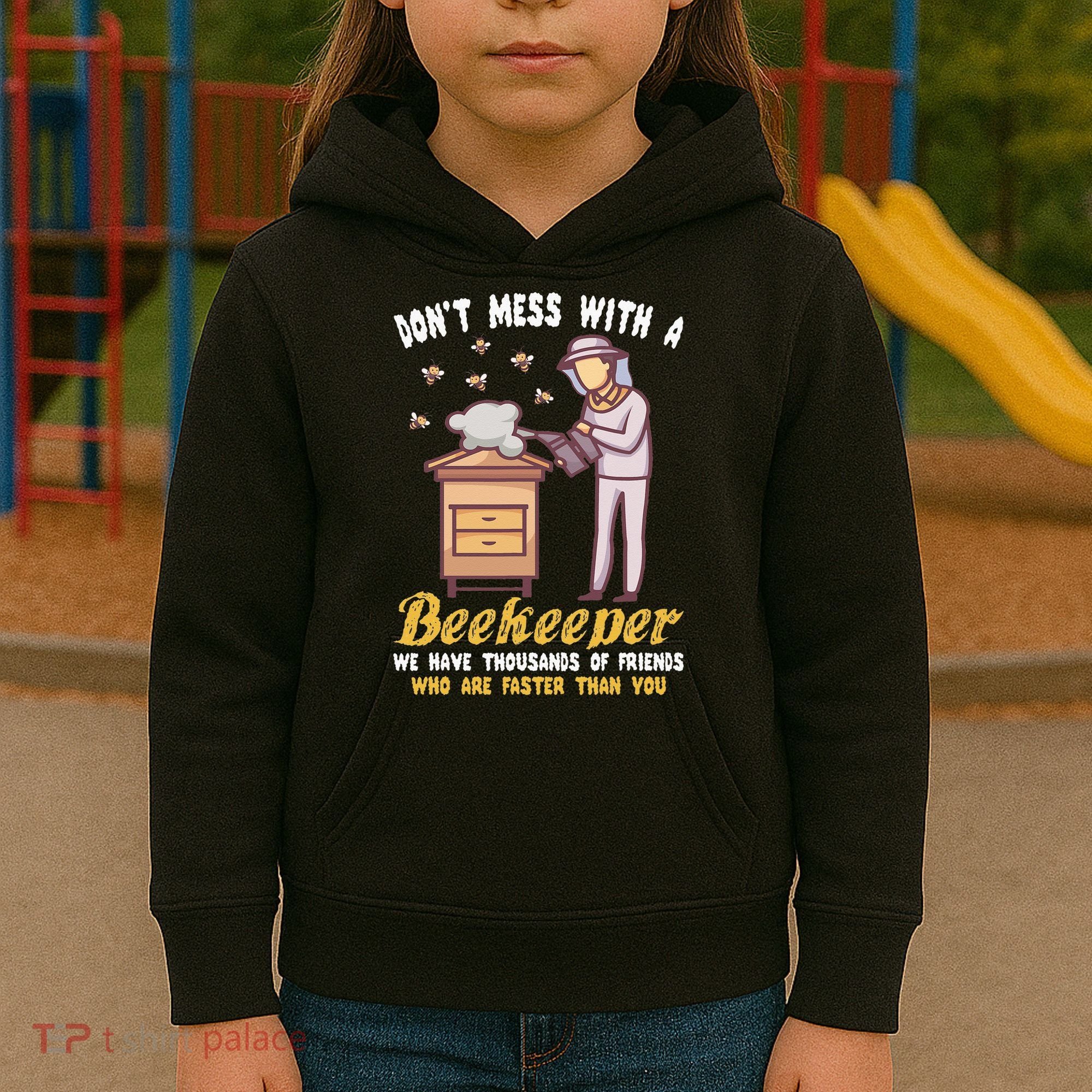 Funny Beekeeper Beekeeping Supplies Honey Bees Beehive Kids Hoodie
