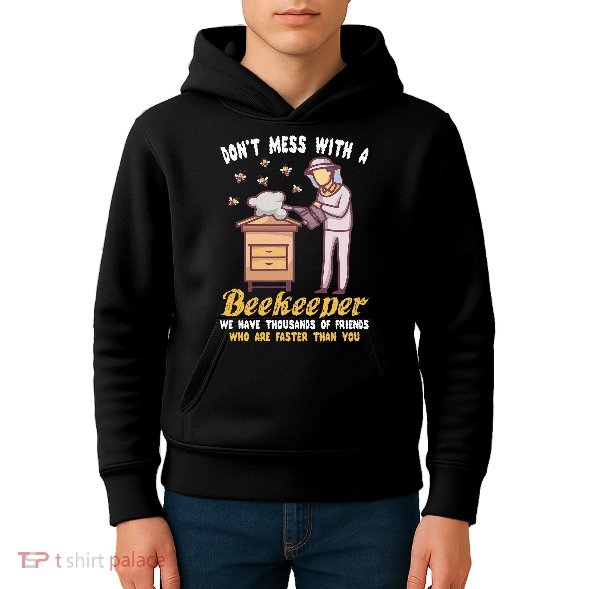 Funny Beekeeper Beekeeping Supplies Honey Bees Beehive Kids Hoodie