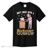 Funny Beekeeper Beekeeping Supplies Honey Bees Beehive Kids T-Shirt thumb 0