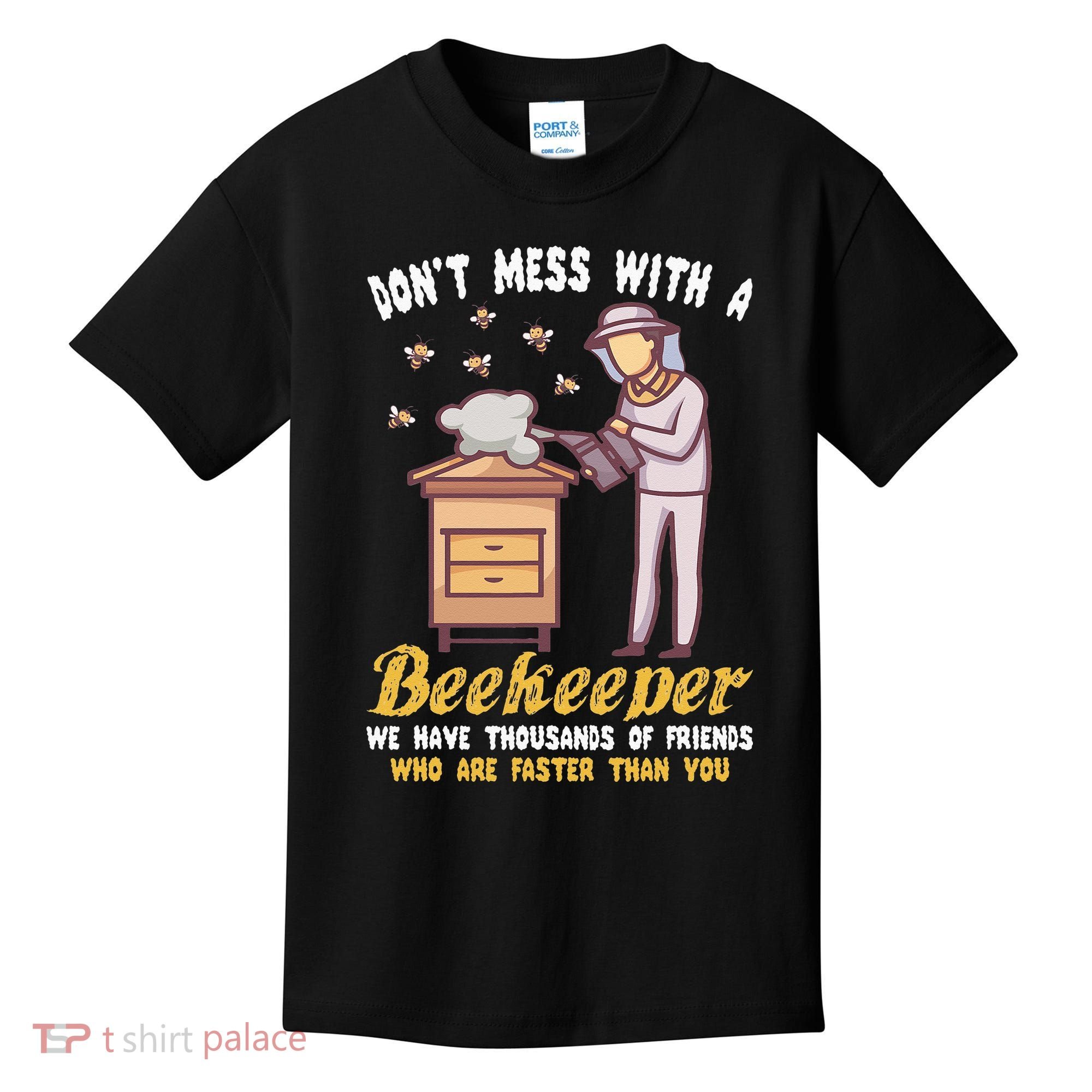 Funny Beekeeper Beekeeping Supplies Honey Bees Beehive Kids T-Shirt