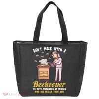 Funny Beekeeper Beekeeping Supplies Honey Bees Beehive Tote Bag thumb 0