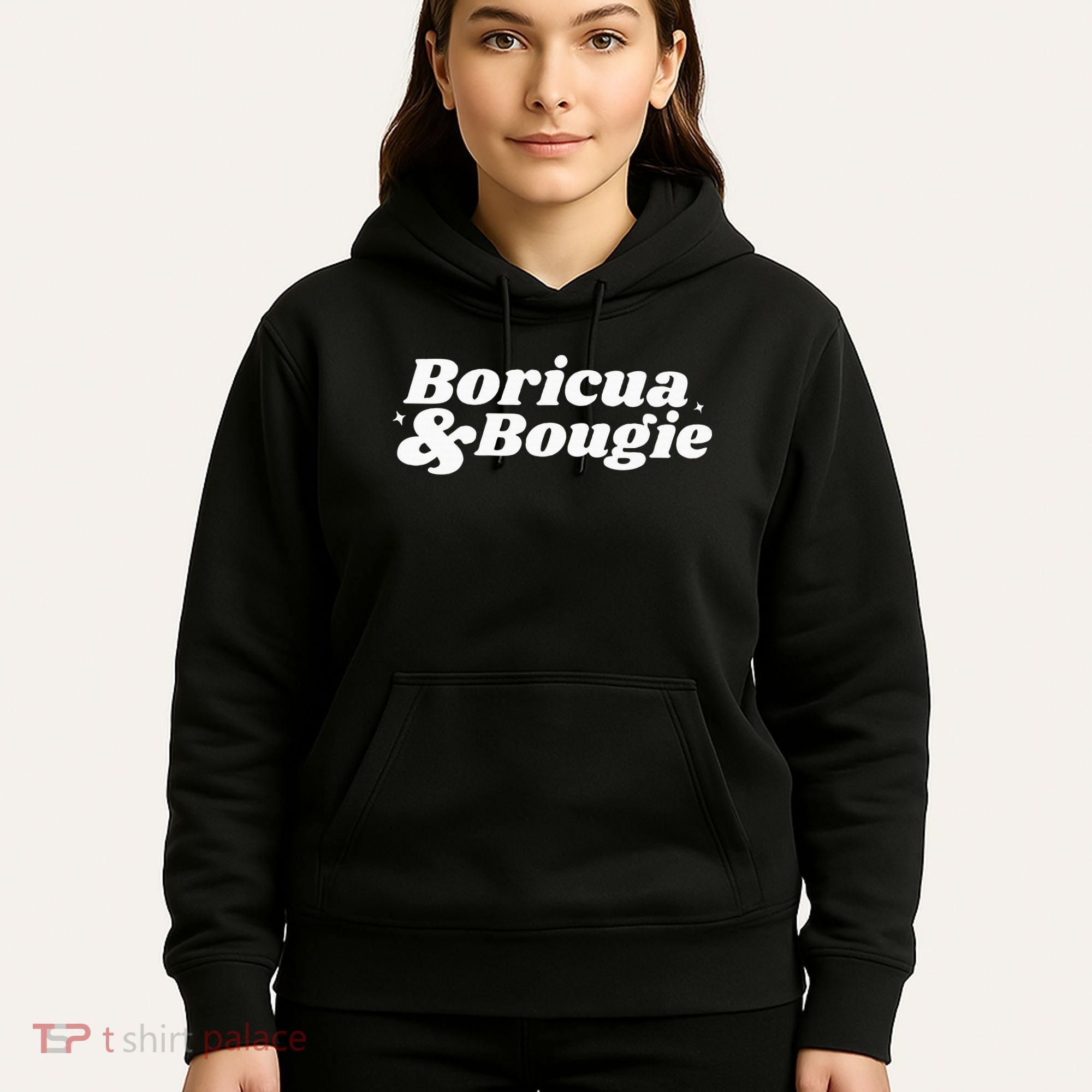 Funny Boricua & Bougie Apparel Hoodie