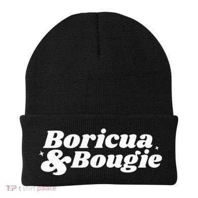 Funny Boricua & Bougie Apparel Beanie
