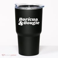 Funny Boricua & Bougie Apparel Tumbler thumb 0