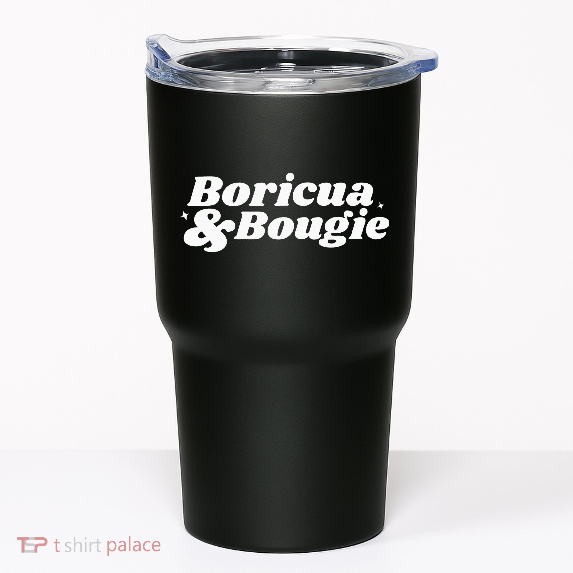 Funny Boricua & Bougie Apparel Tumbler