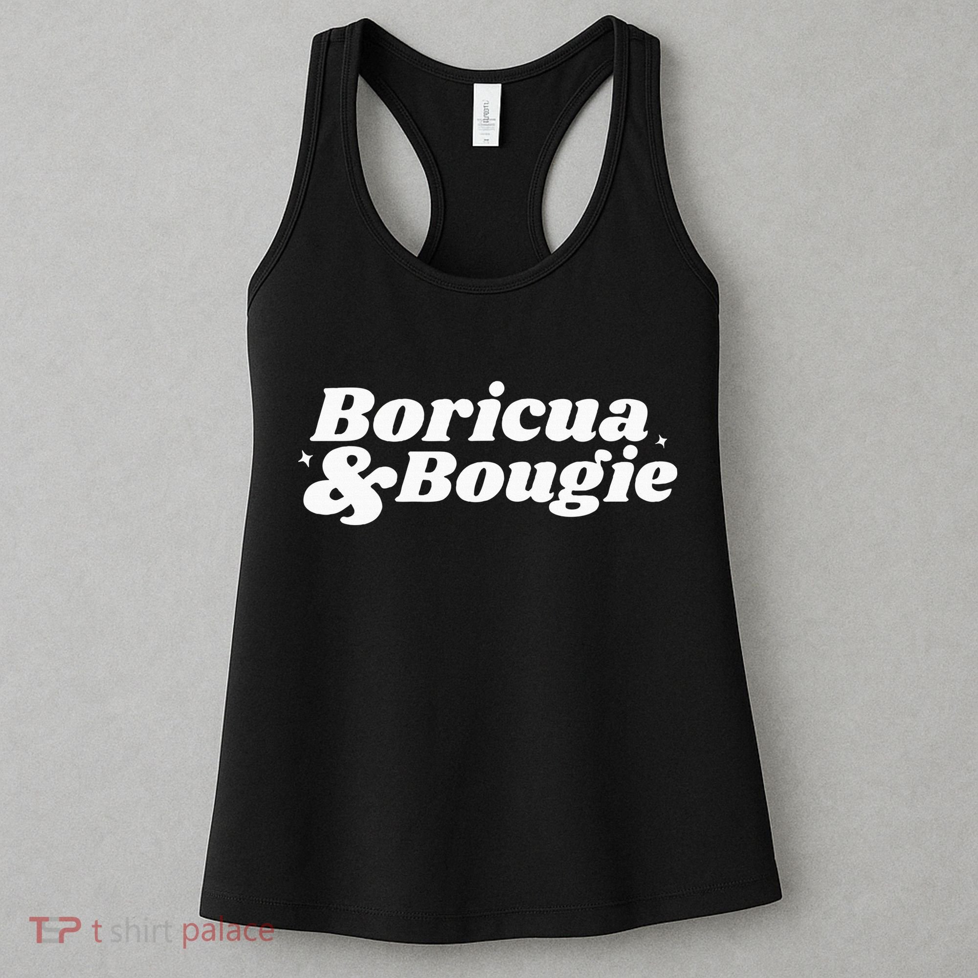 Funny Boricua & Bougie Apparel Women's Tank Top