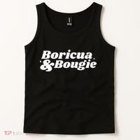 Funny Boricua & Bougie Apparel Tank Top thumb 2