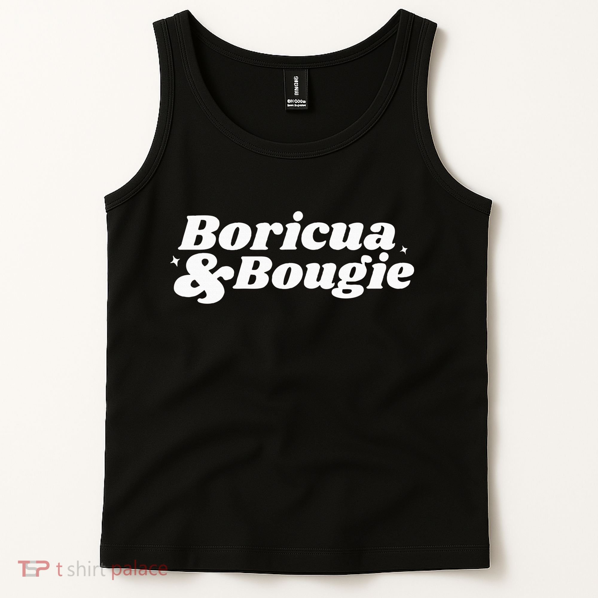 Funny Boricua & Bougie Apparel Tank Top