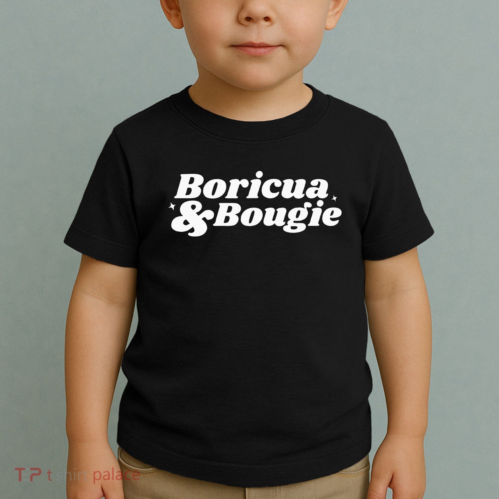 Funny Boricua & Bougie Apparel Toddler T-Shirt
