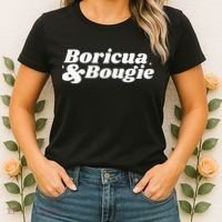 Funny Boricua & Bougie Apparel Women's T-Shirt thumb 2