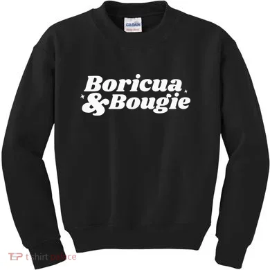 Funny Boricua & Bougie Apparel Kids Sweatshirt