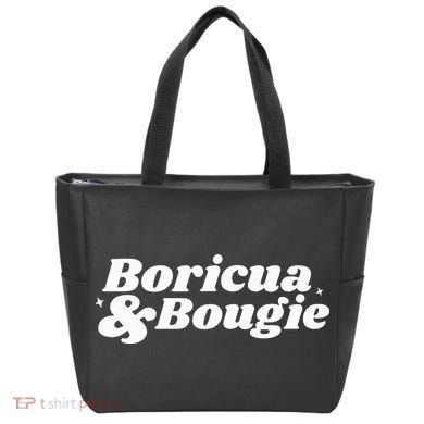 Funny Boricua & Bougie Apparel Tote Bag