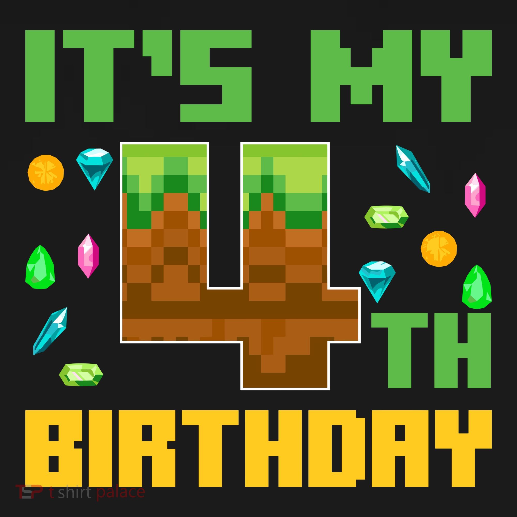 Funny Birthday Boy ItS My 4th Birthday Video Game Pixel Backpack