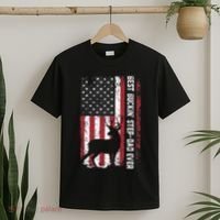 Flag Best Buckin' Step-Dad Ever Deer Hunting Father's Day T-Shirt thumb 2