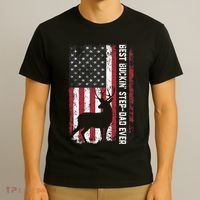 Flag Best Buckin' Step-Dad Ever Deer Hunting Father's Day T-Shirt thumb 3