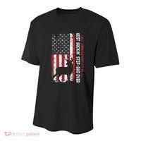 Flag Best Buckin' Step-Dad Ever Deer Hunting Father's Day Youth Performance Sprint T-Shirt thumb 0