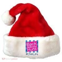 Funny Back Body Hurts Tee Quote CNA Nurse Life Santa Hat thumb 0
