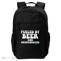 Fueled By Beer And Shenanigans St Patricks Day Backpack thumb 0