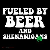 Fueled By Beer And Shenanigans St Patricks Day Coaster thumb 2