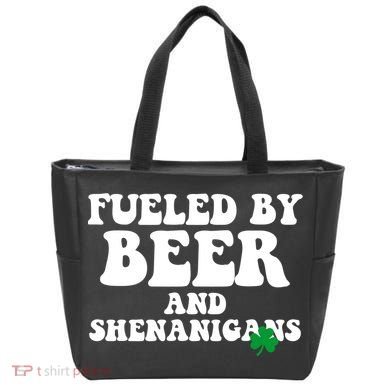 Fueled By Beer And Shenanigans St Patricks Day Tote Bag
