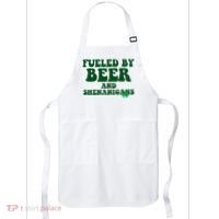 Fueled By Beer And Shenanigans St Patricks Day Apron thumb 0