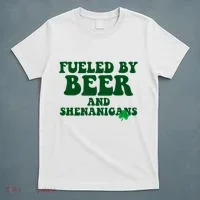 Fueled By Beer And Shenanigans St Patricks Day T-Shirt thumb 5