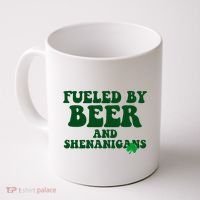 Fueled By Beer And Shenanigans St Patricks Day Coffee Mug thumb 0