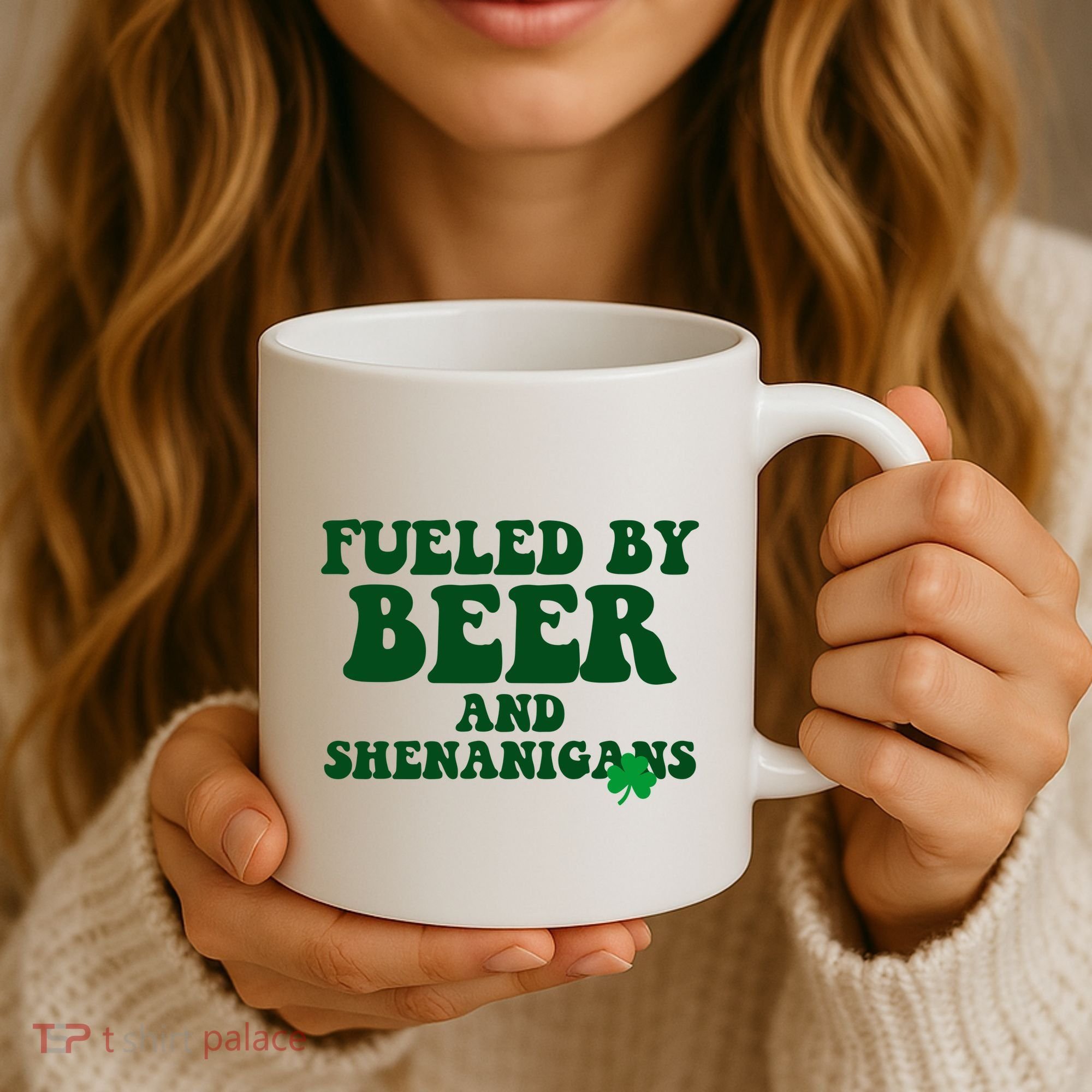 Fueled By Beer And Shenanigans St Patricks Day Coffee Mug
